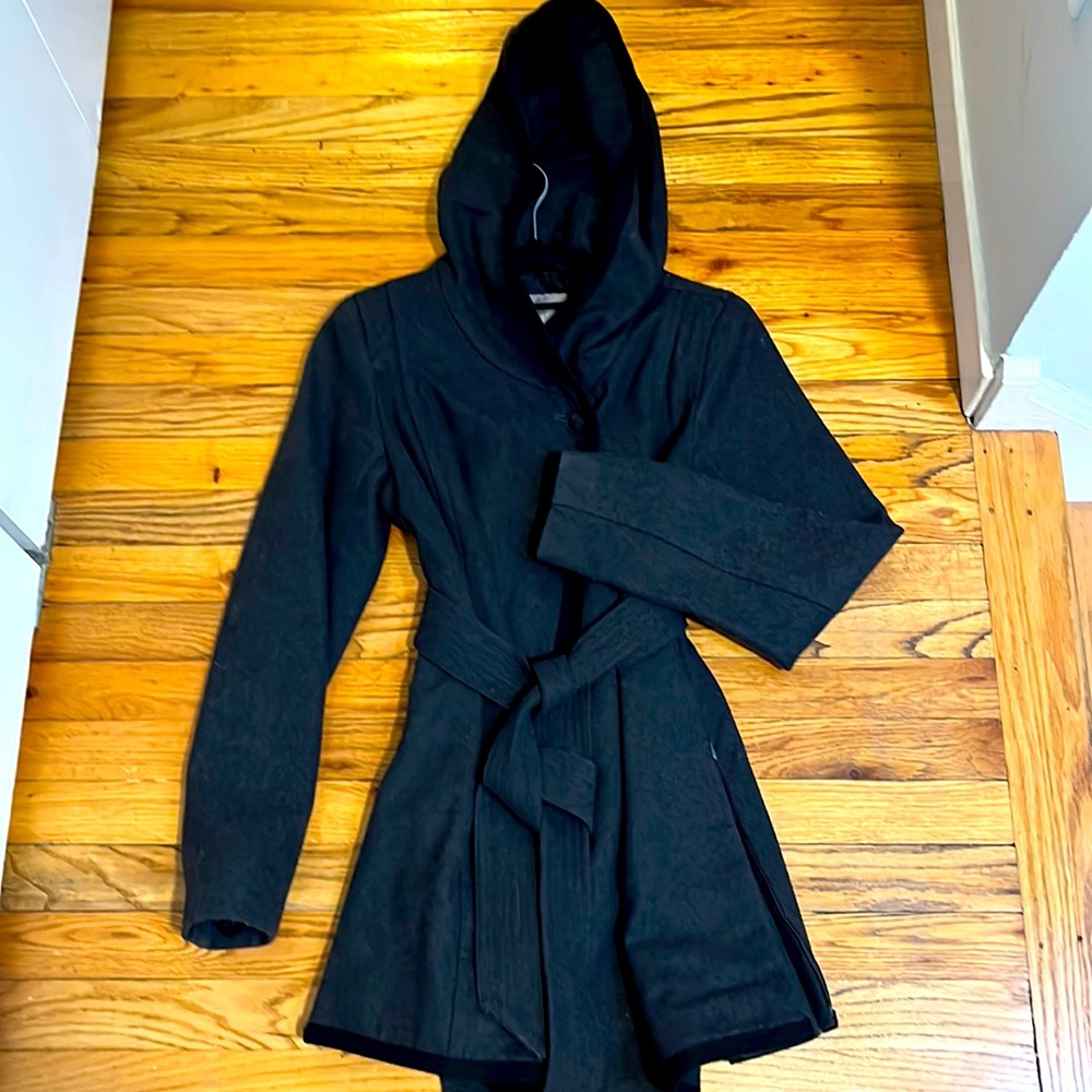Grey thyme maternity coat. Size small. Good condition